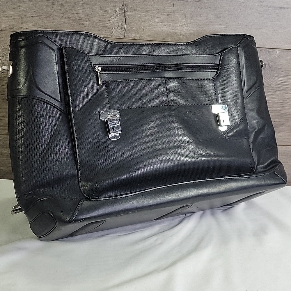 Tumi 2952D Formula Leather Briefcase Bag Business work Bag - Picture 8 of 16
